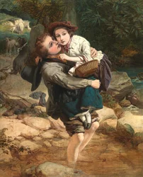 Attraversando il ruscello